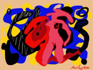 Abstract with Nude 2017