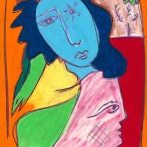 Blue Hair With Snake