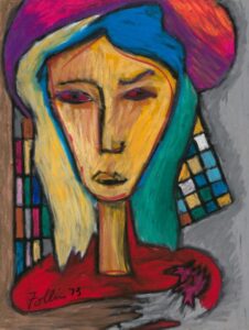 Self Portrait with a Flower