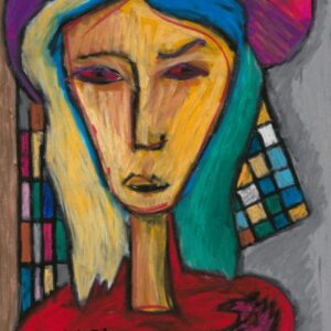 Self Portrait With A Flower