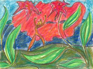 Dancing Flower Series 5 with Juggler