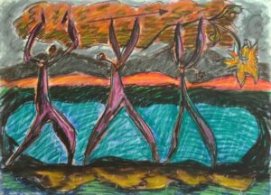 Warriors Celebrate Their Kill